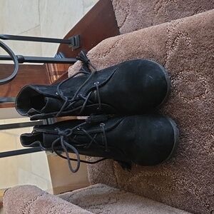 MIA Black Lace Up Boots